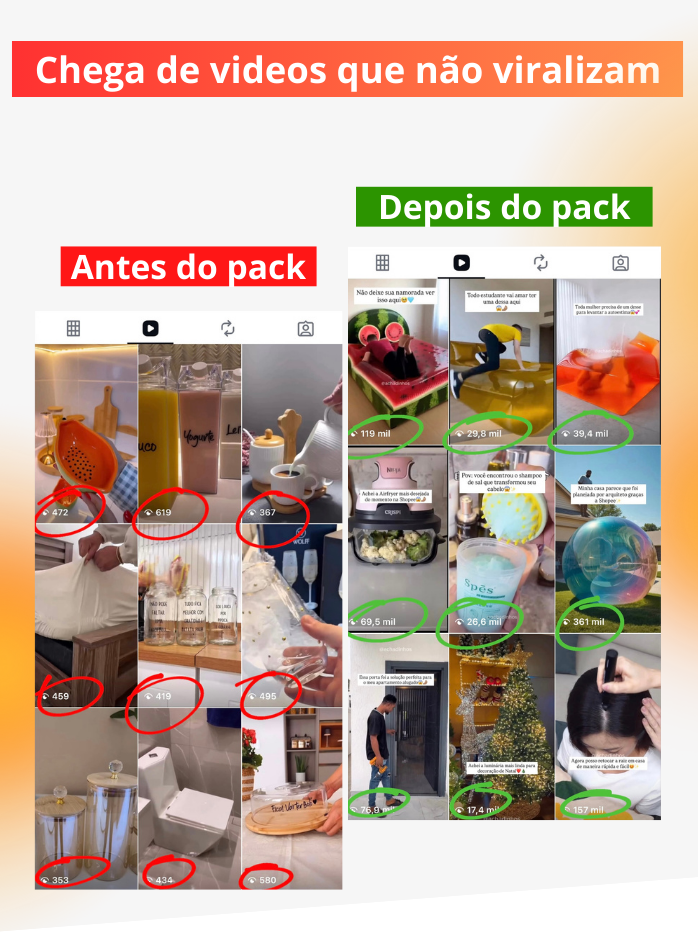 Pack Achadinhos Virais - seção 4